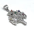 Sterling Silver Colored Tree of Life Pendant